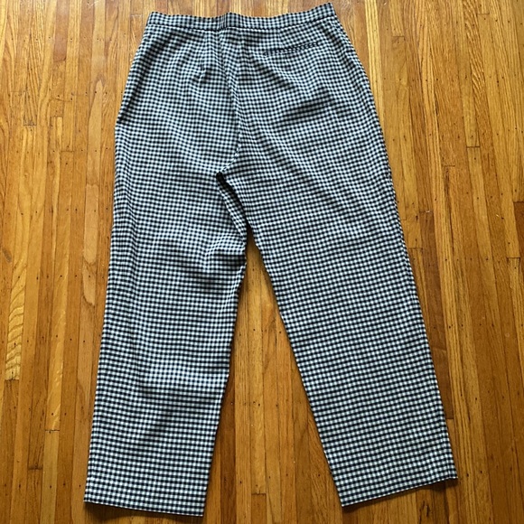 Gingham Straight Leg Pants - Picture 2 of 6